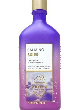 Bath & Body Works Aromatherapy Calming Skies Lavender Peppermint Wellness Body